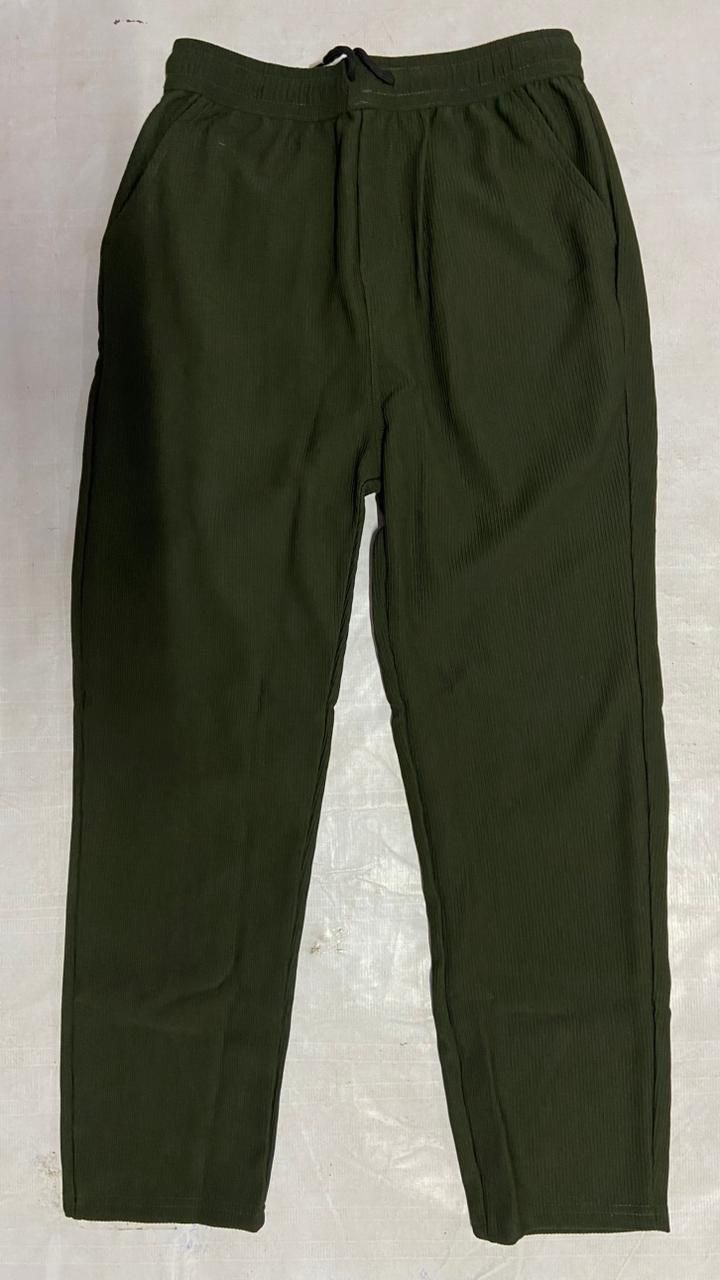 Men's Loose Fit Corduroy Cargo Style Trouser